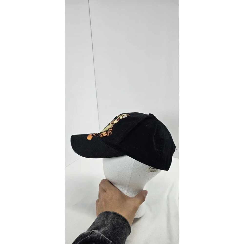 Disney Store‎ Tigger Baseball Hat Embroidered Winnie The Pooh Cap Black 90s VTG